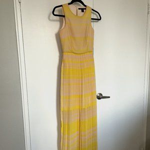 SOLD - French Connection London Rock Yellow Maxi Dress, EUC Size 0